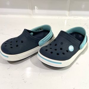Navy blue size 8 crocs